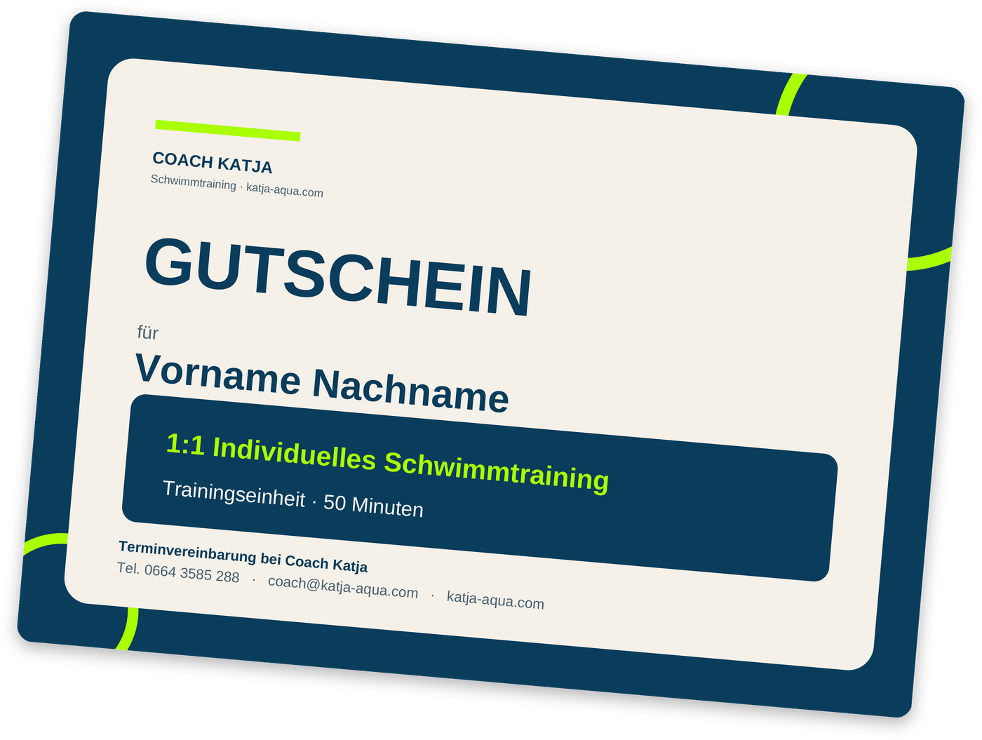 Gutschein Vorschau